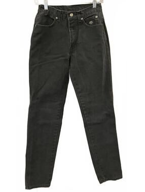 Harley Davidson Classic Womens Black Jeans Size 2/L faded Back Pocket